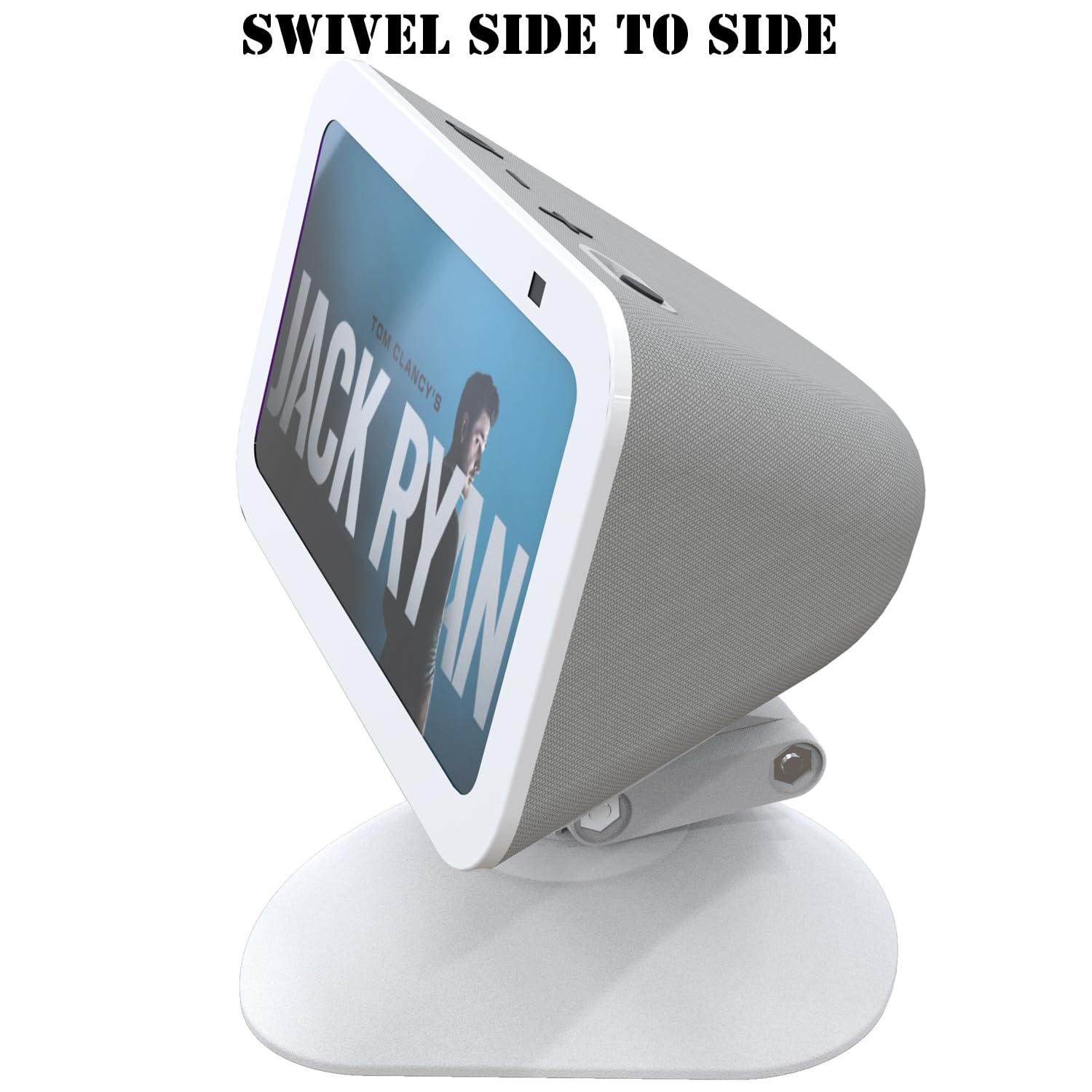 Mohosoko Stand For Echo Show 5 (3Rd Gen), Adjustable Height Smart Speaker Stand Table Mount Bracket, Tilt And 280 Degree Swivel