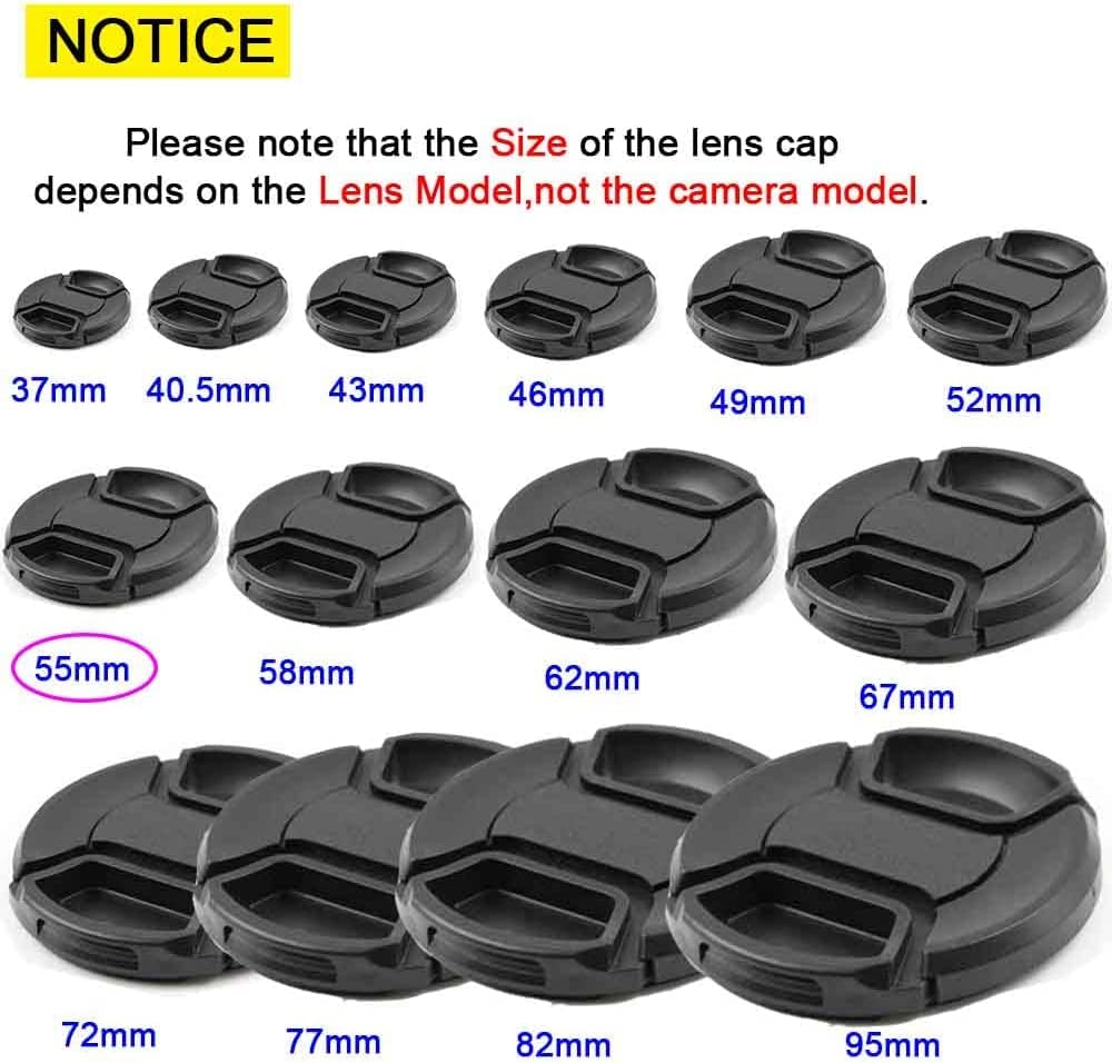 Ulbter 55Mm Lens Cap Cover For Af P Nikkor 18 55Mm F/3.5 5.6G Vr Lens ?Not For Af S 18 55Mm? For Nikon D5600 D5500 D5300 D3500 D
