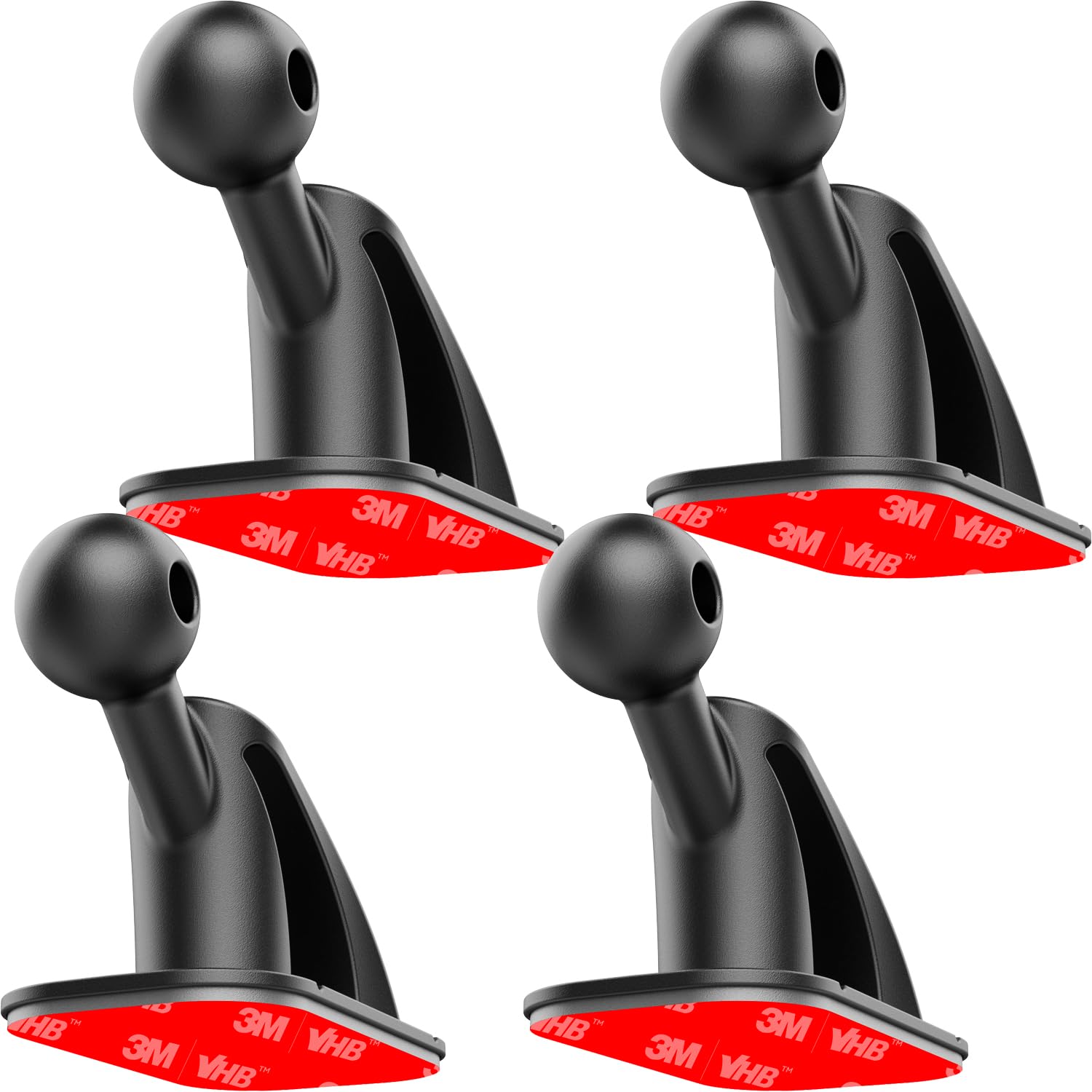 Skytitan 4 Pack Sticky 17Mm Ball Mount For Car Mount Adhesive Replacement Magnetic Phone Holder Magsafe Mounting Base Dashboard 