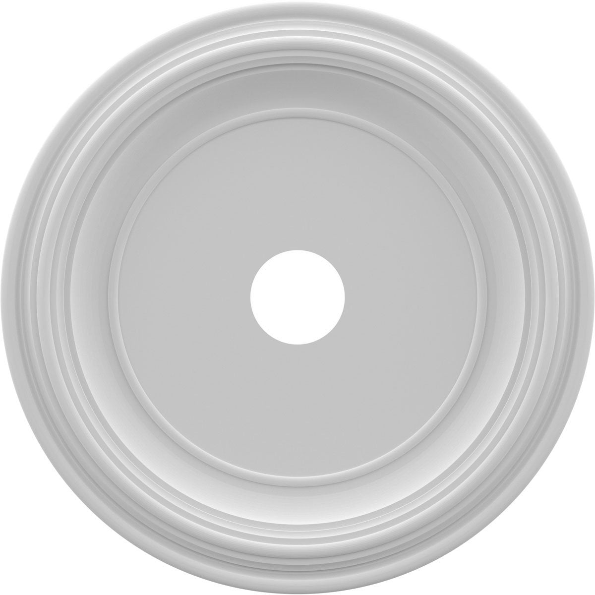 Ekena Millwork 22OD x 3 1/2ID x 1 1/2P Traditional Thermoformed PVC Ceiling Medallion (Fits Canopies up to 13 1/2)