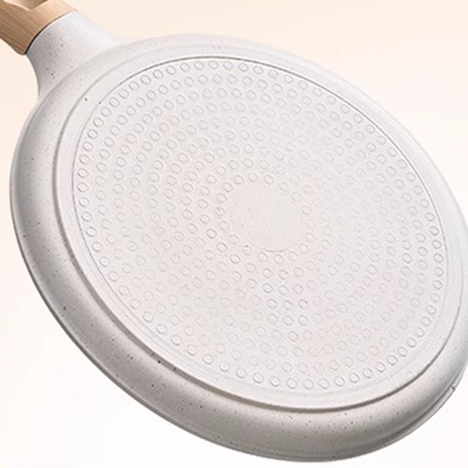 Fashion My Day Nonstick Crepe Pan Handle Flat Pan Dosa Pan for Roti Indian Pancakes Cooktop 8inch