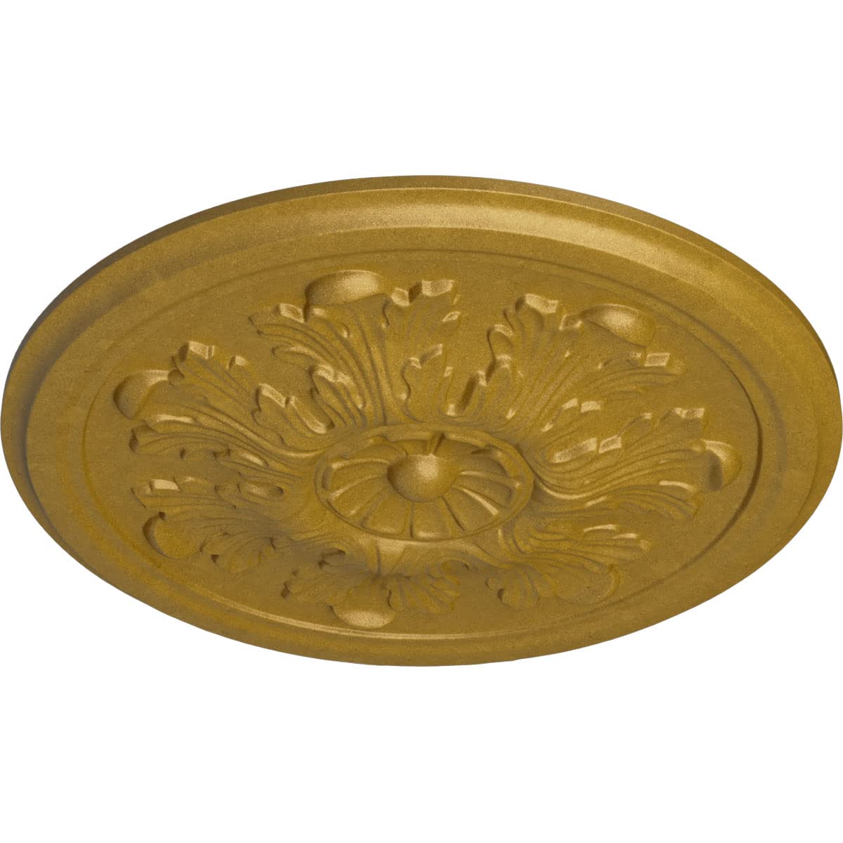 Ekena Millwork Cm12Lepgs Legacy Acanthus Ceiling Medallion, 12 3/4''Od X 7/8''P (Fits Canopies Up To 3 1/2''), Hand Painted Phar