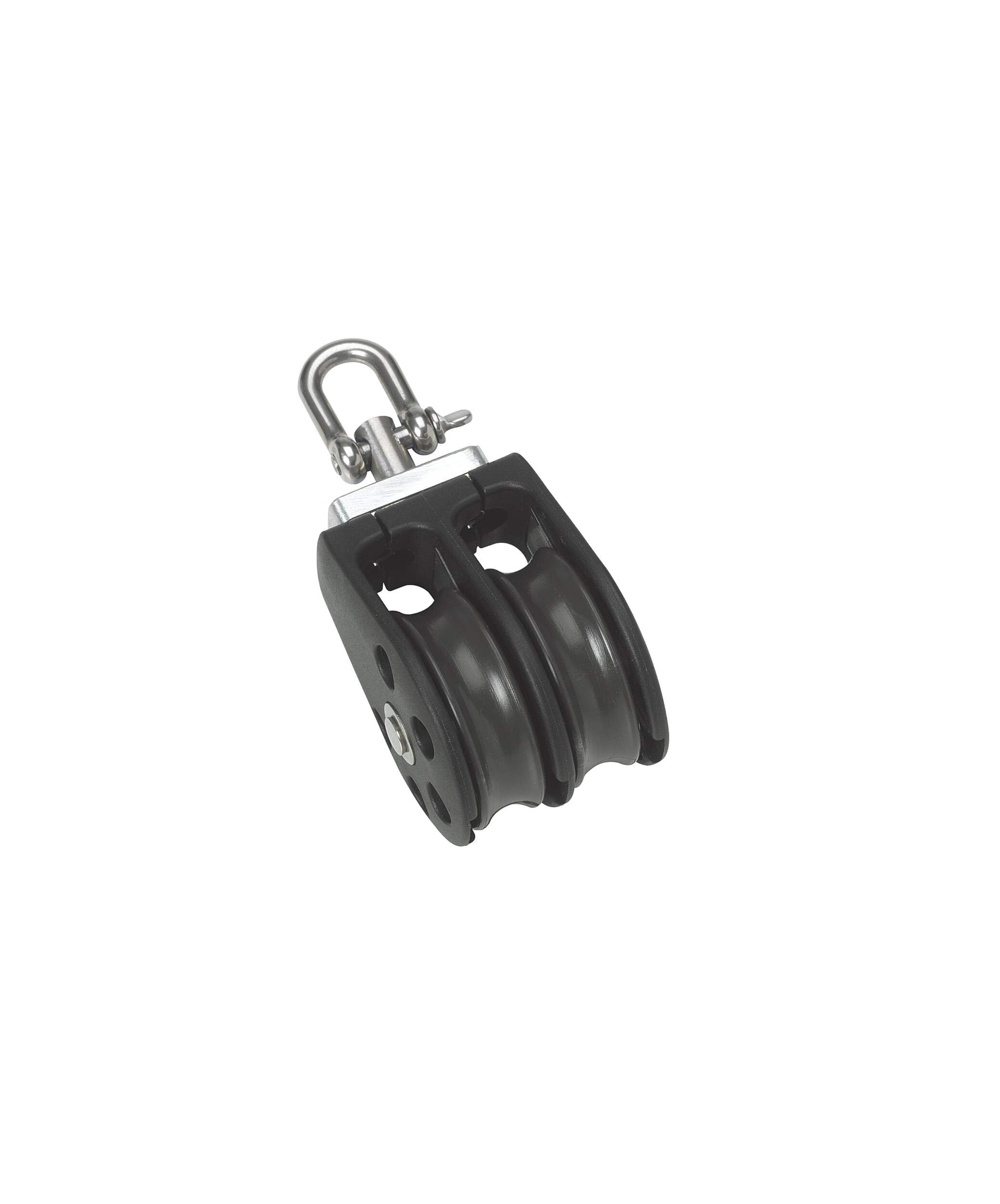 Barton Marine Size 3 45Mm Plain Bearing Pulley Block Double W/Swivel,WBAUVB07JBPV4XG