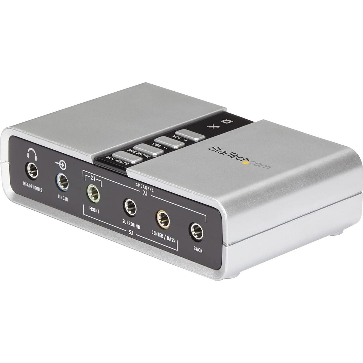 Startech.Com 7.1 Usb Sound Card   External Sound Card For Laptop With Spdif Digital Audio   Sound Card For Pc   Silver (Icusbaud