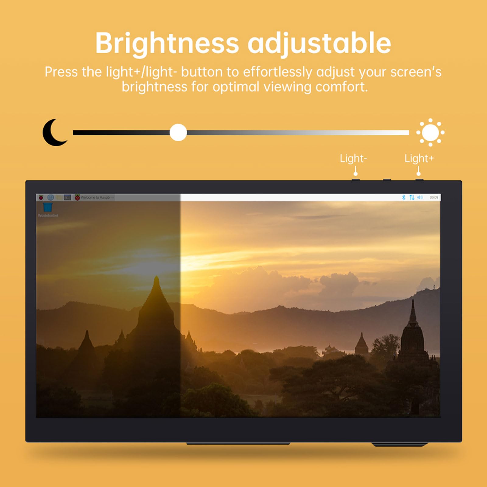 Bigtreetech Upgrade Pitft50 V2.1 Graphic Smart Display Dsi Interface 5 Inch Lcd Touch Screen Suitable For Raspberry Pi