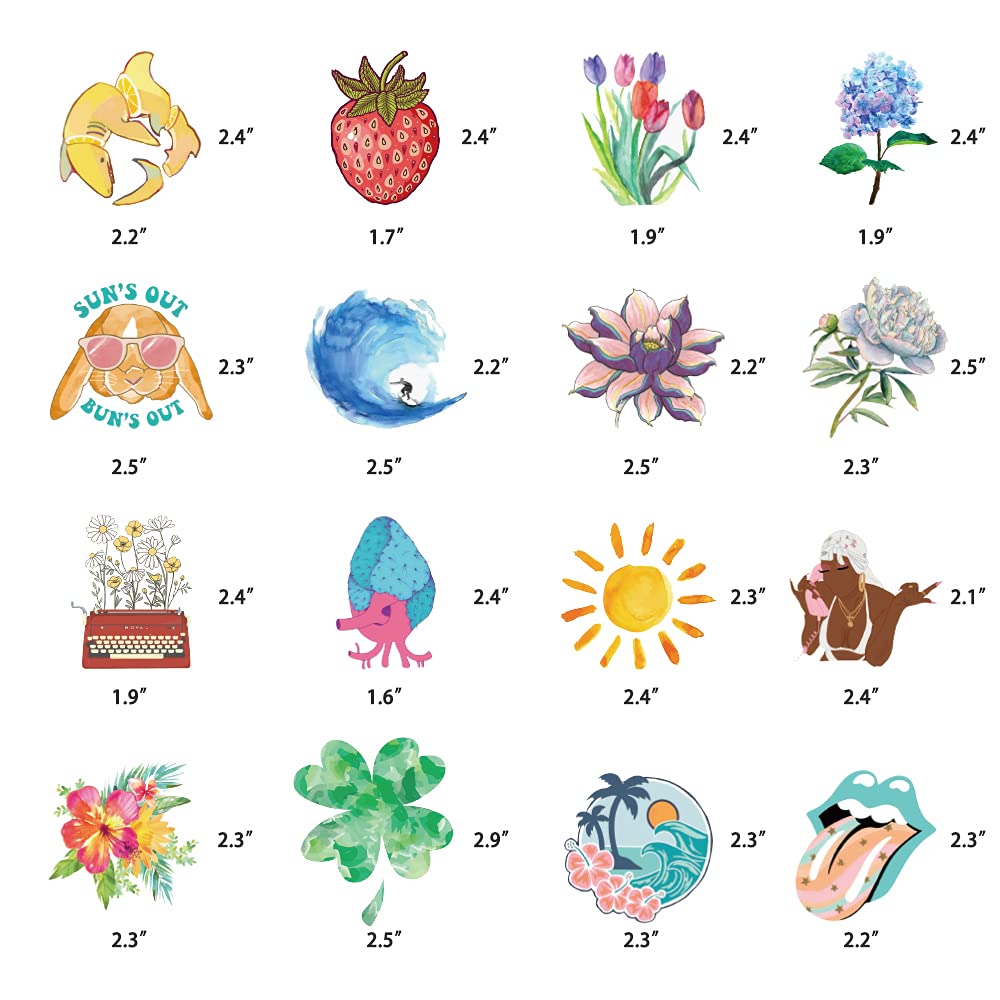 Stickers For Water Bottles, 200 Pack/Pcs Cute Vsco Vinyl Aesthetic Waterproof Stickers Laptop Hydroflask Skateboard Computer Sti