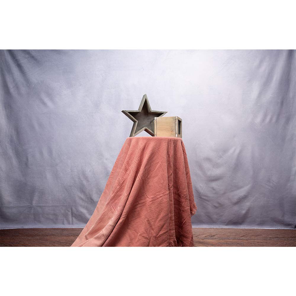 Kate 7X5Ft/2.2M(W) X1.5M(H) Light Grey Background Light Purple Backdrop Retro Textured Abstract Photography Props Studio Digital