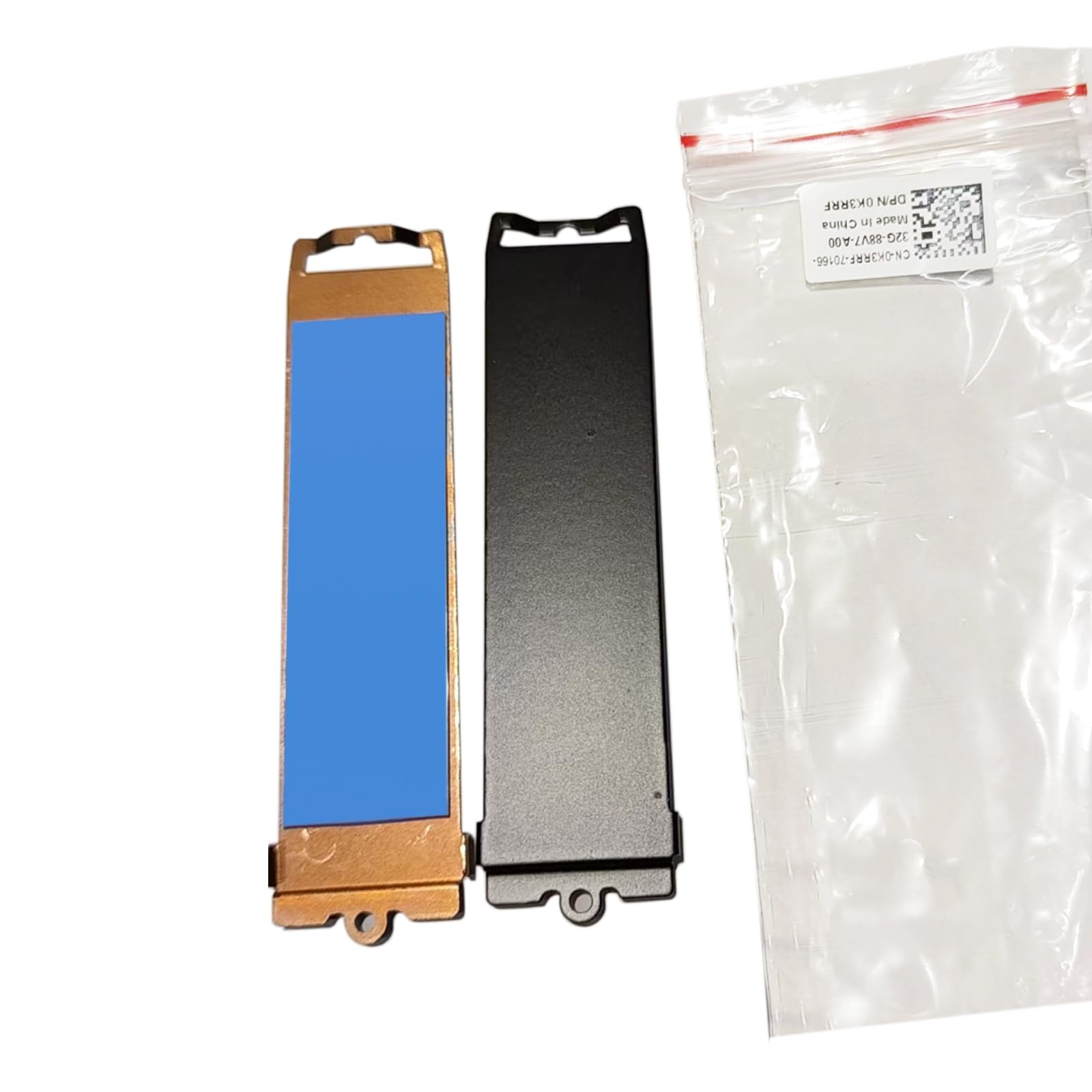 Bestparts M.2 2280 Solid State Drive Heatsink Shield Caddy Replacement For Dell Alienware M16 M18 R1 Nvme Bracket Blue Thermal M