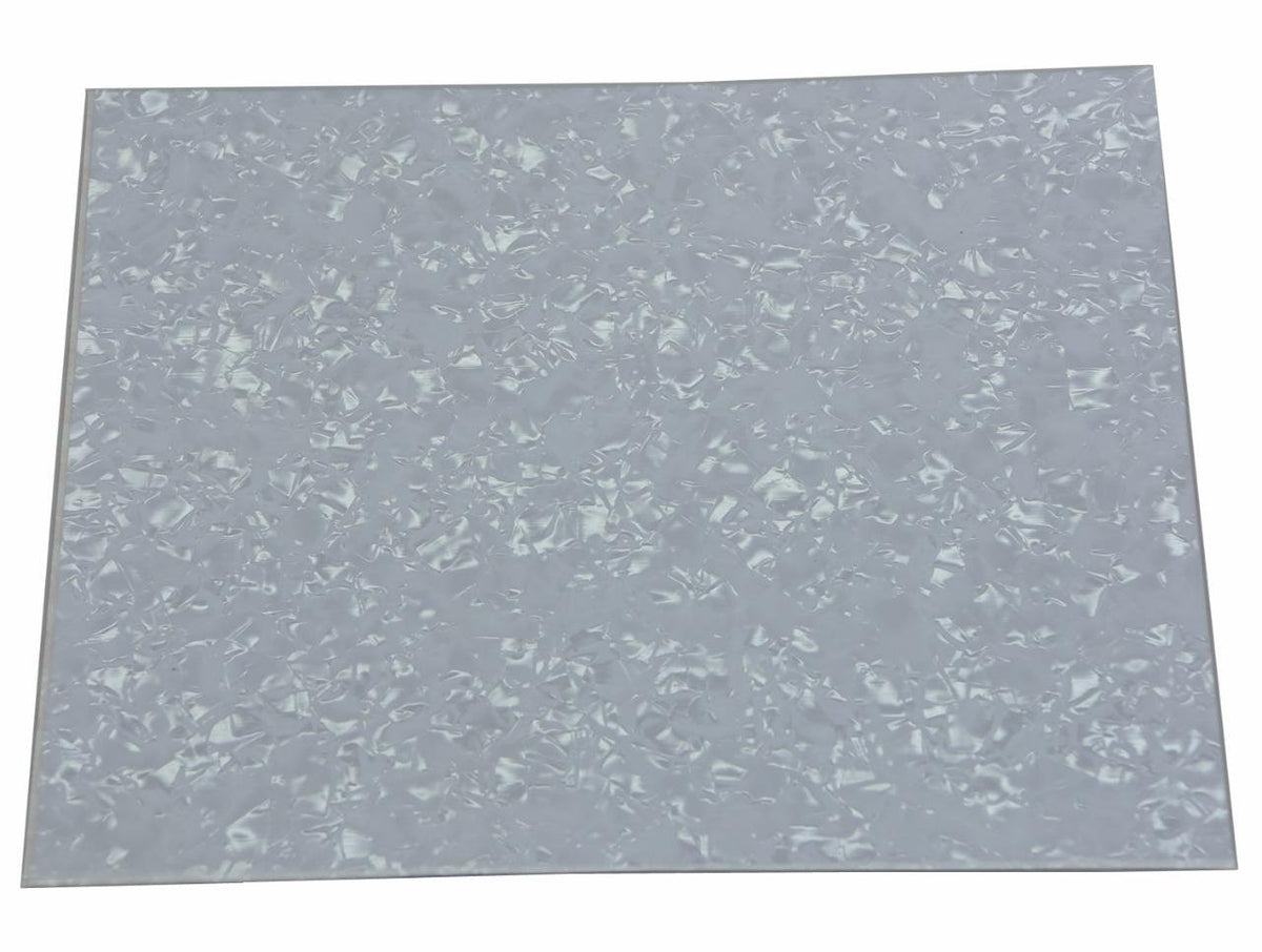 Dopro 25X20Cm Whitepearl Acoustic Guitar Self Adhesive Scratch Plate Sheet Pickguard Material Sheet