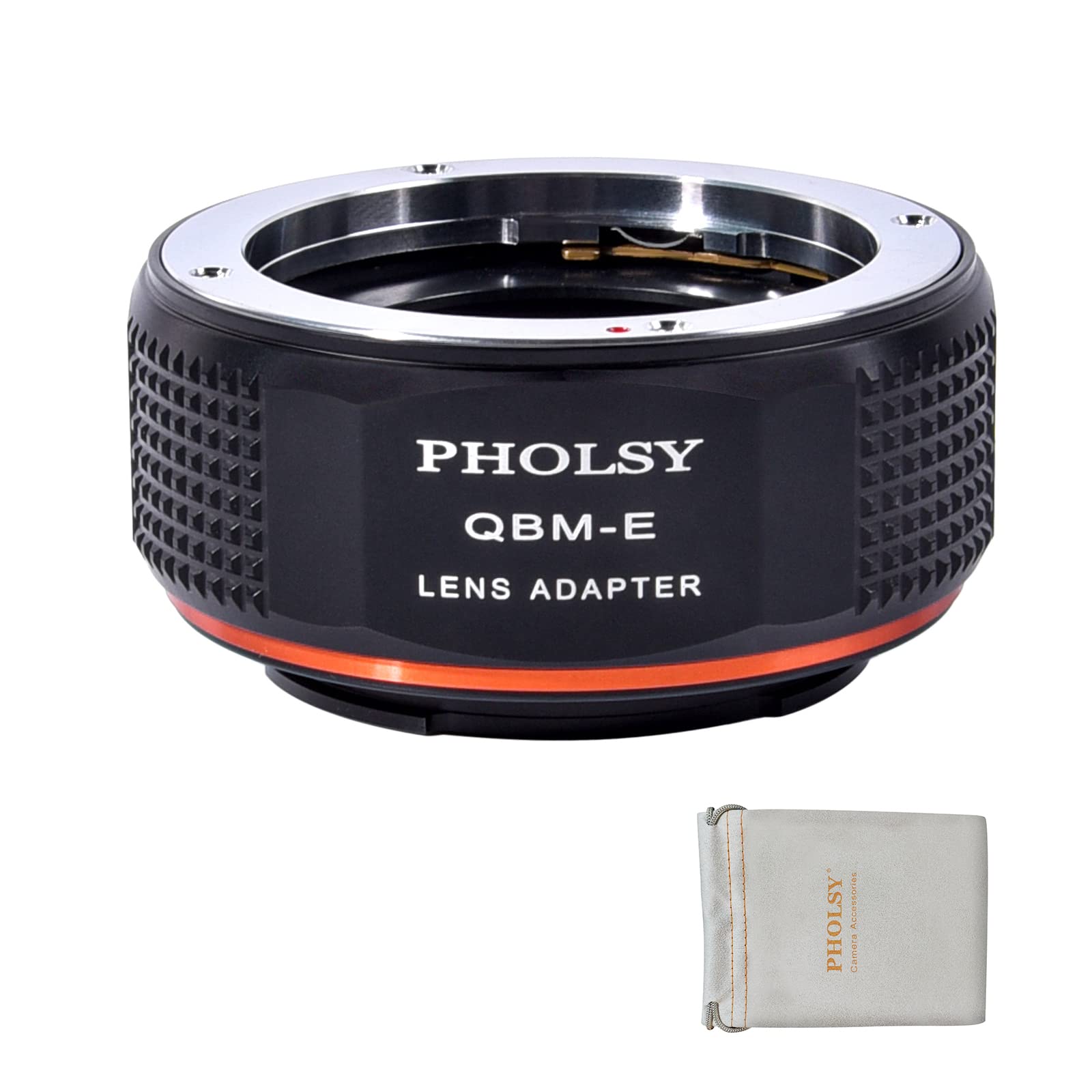 Pholsy Lens Mount Adapter Compatible With Rollei Qbm Mount Lens To E Mount Camera Body Compatible With Sony A1 A9Ii A7S Iii A7R