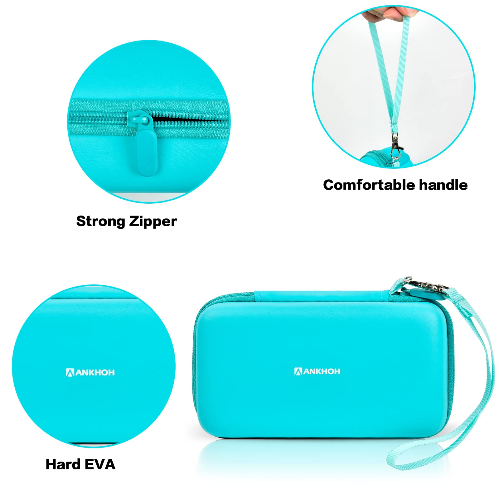 Ankhoh Case Compatible With 3Doodler Start+ Essentials (2023) For 3D Pen Set For Kids, Storage Organizer Holder For Printing Fil