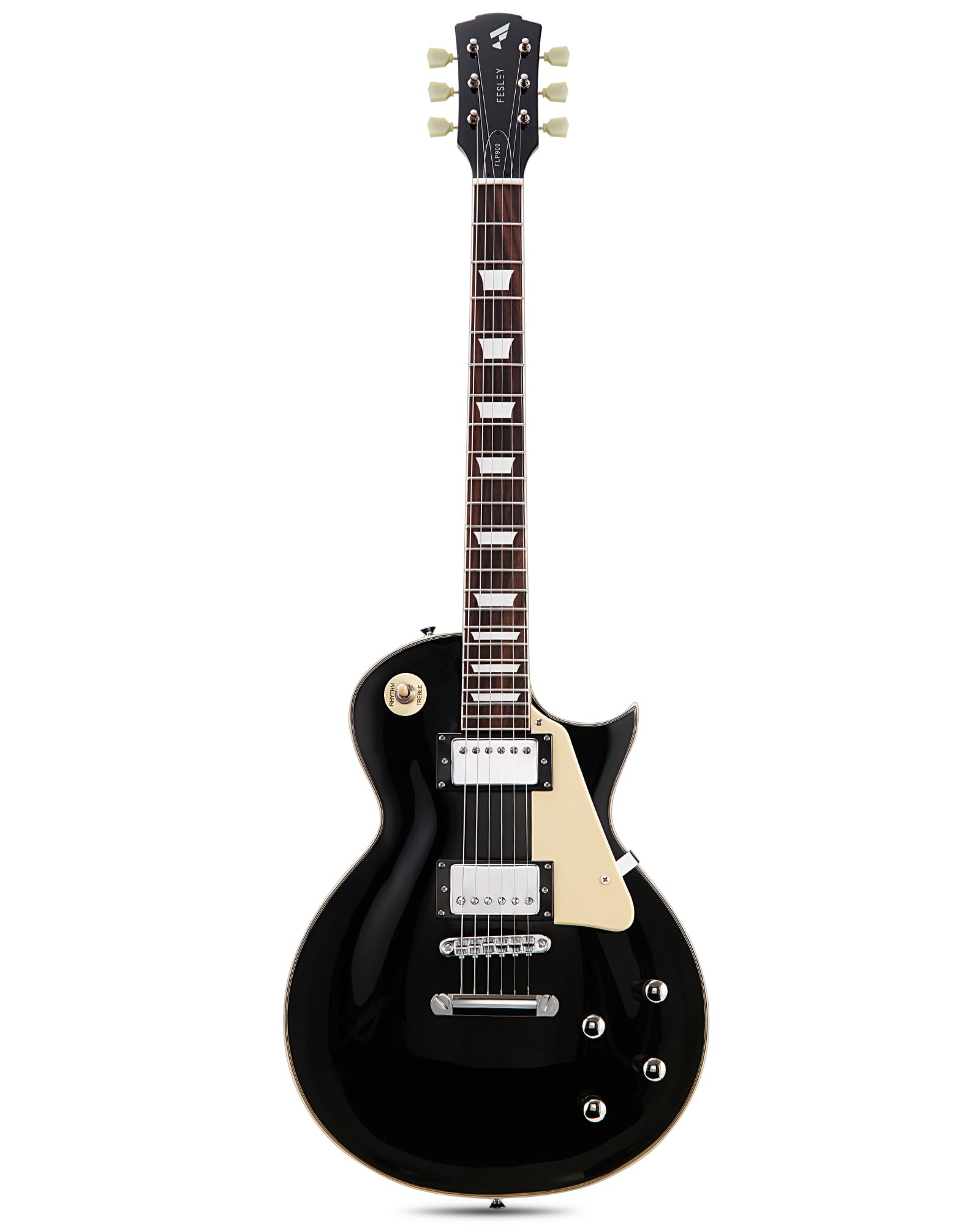 Fesley LP Electric Guitar with Arched Top:39  Solid Body Electric Guitars with Mahogany Body and Rosewood Fretboard,Electric Gui