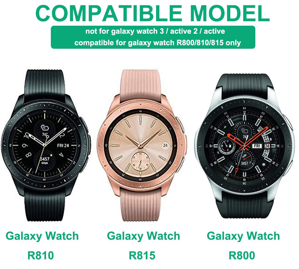 Charger For Samsung Galaxy Watch 1 42Mm/46Mm, Replacement Charging Dock Cradle For Galaxy Sm-R800/R810/R815 Smart Watch (Black)