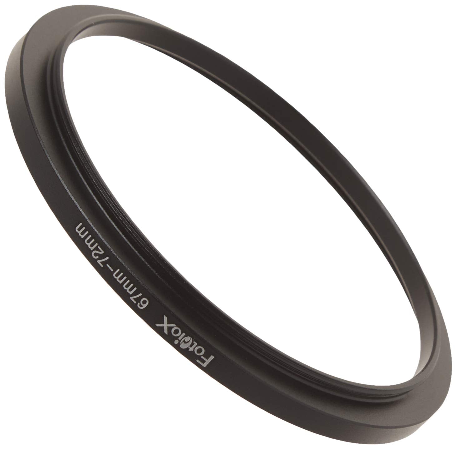 Fotodiox Metal Step Up Ring, Anodized Black Metal 67Mm-72Mm, 67-72 Mm