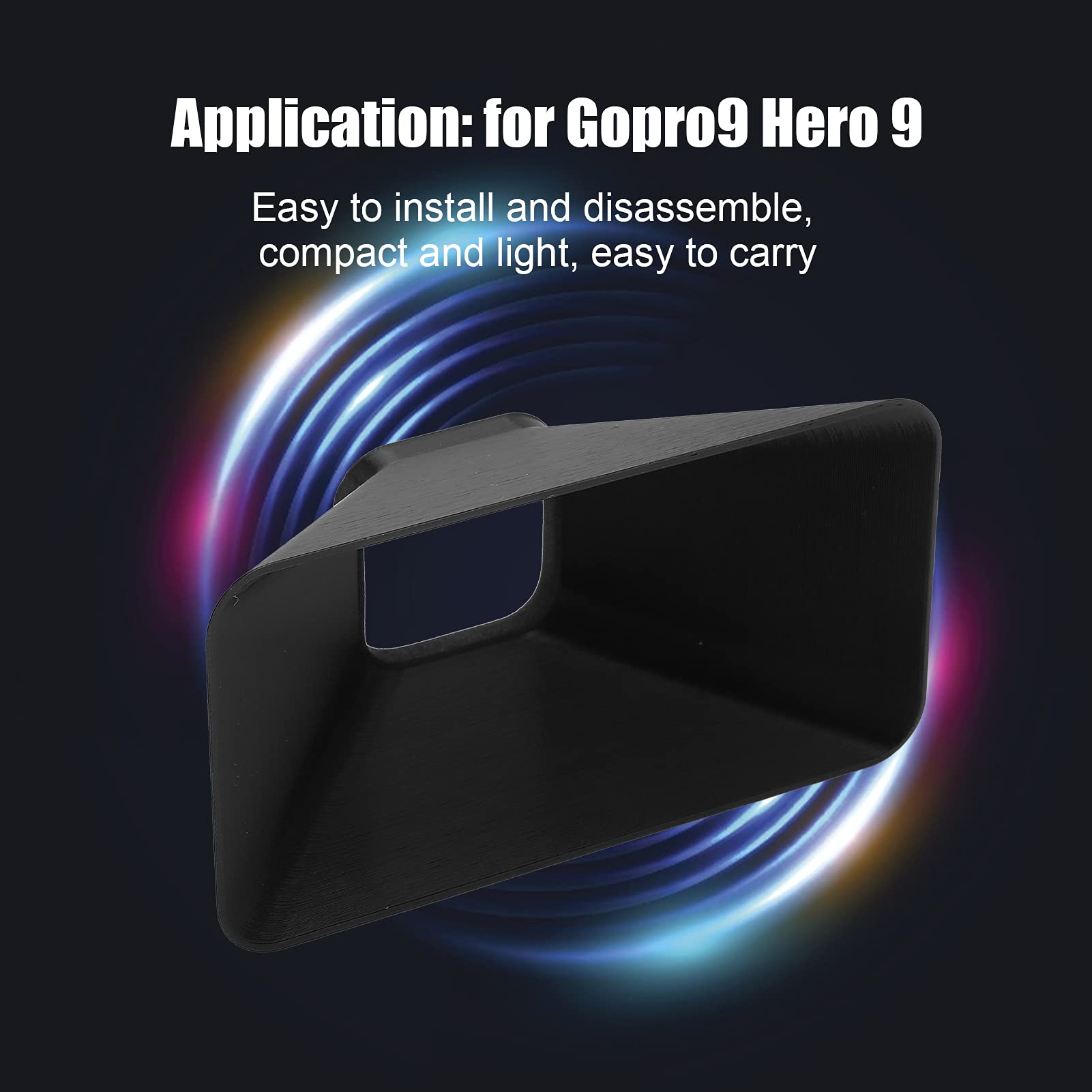 Sunshade Hood, Portable Sport Camera Sun For For Gopro 9, Sturdy Plastic