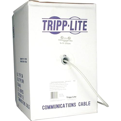 Tripp Lite Cat5E 350Mhz Bulk Stranded Core Pvc Cable   Gray 1000 Ft.(N020 01K Gy)
