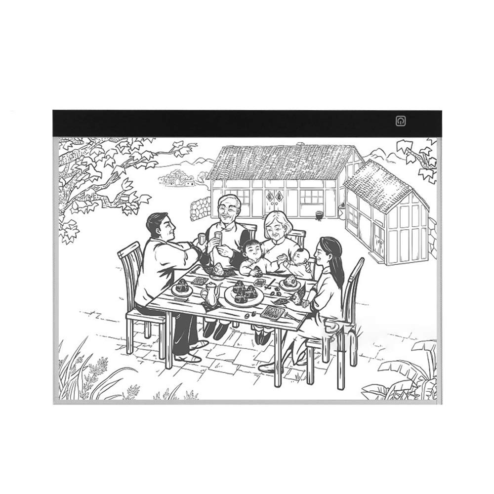 Decdeal A3 Led Light Box Tracer Usb Powered Tracing Light Pad Board 3 Level Adjustable Brightness For Artists Drawing Sketching 