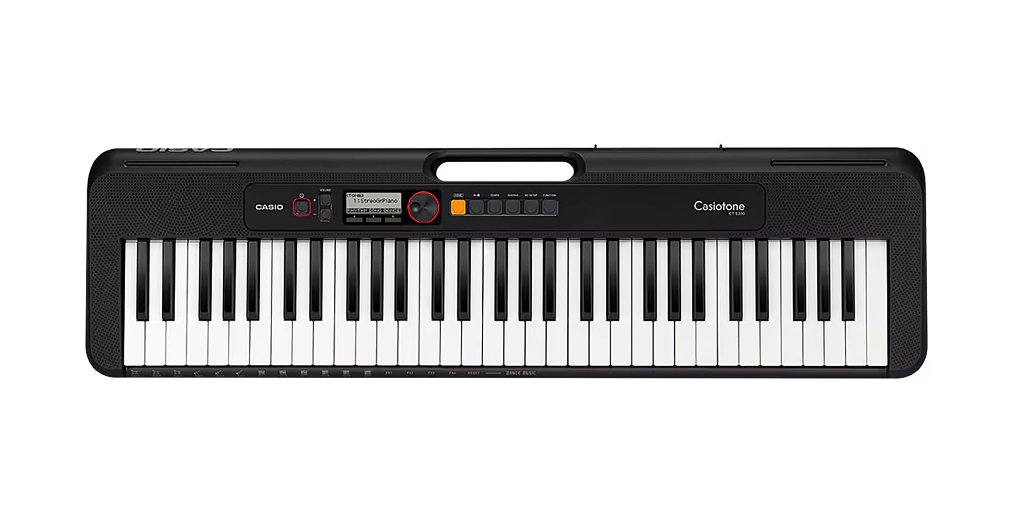 Casio Casiotone Ct S200Bk 61 Key Portable Keyboard   Black Bundle With Headphones, Austin Bazaar Instructional Video And Polishi