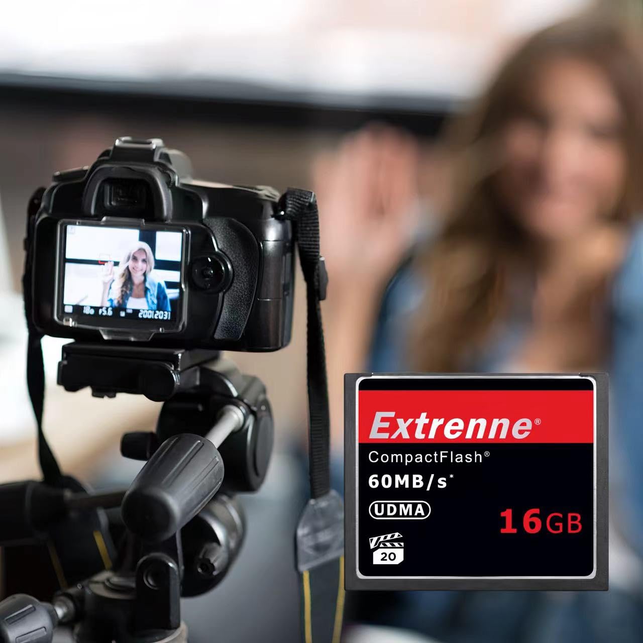 Hsanyiur 16Gb Compact Flash Card,Udma Speed Up To 60Mb/S,Original Cf Card Camera Memory Card,For Professional Photographer,Video