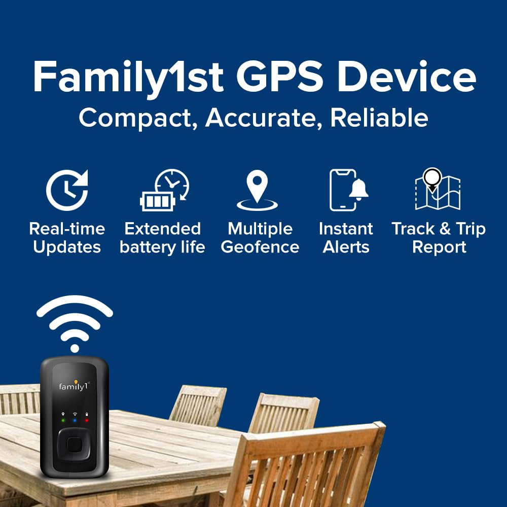 Family1St  Gps Trackers For Vehicles, Cars, Trucks, Loved Ones, Real Time Tracking With App, Hidden Tracking For Theft Protectio