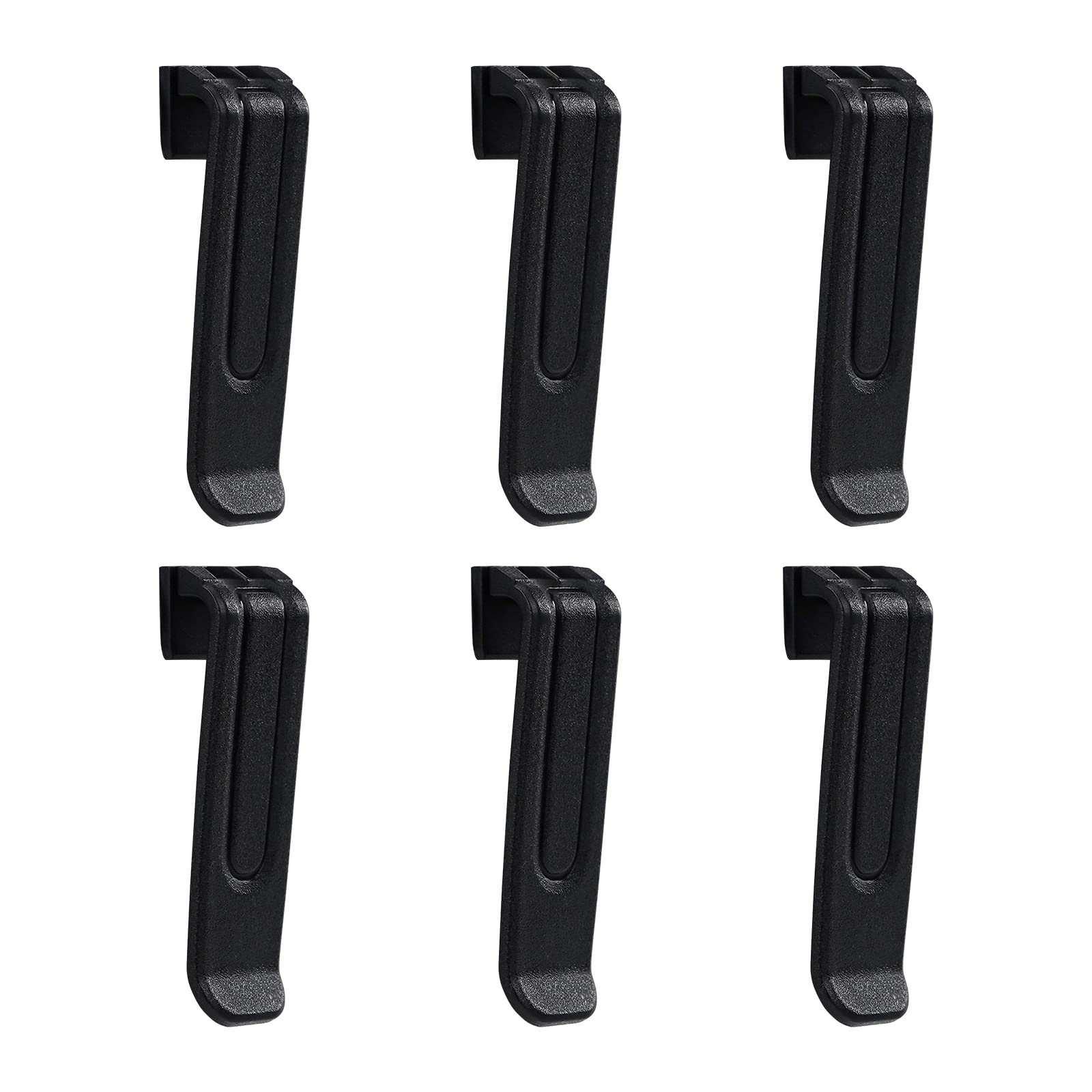 Retevis Rt68 Walkie Talkie Belt Clips,Belt Clip Only Compatible With Rt68 2 Way Radio(6 Pack)