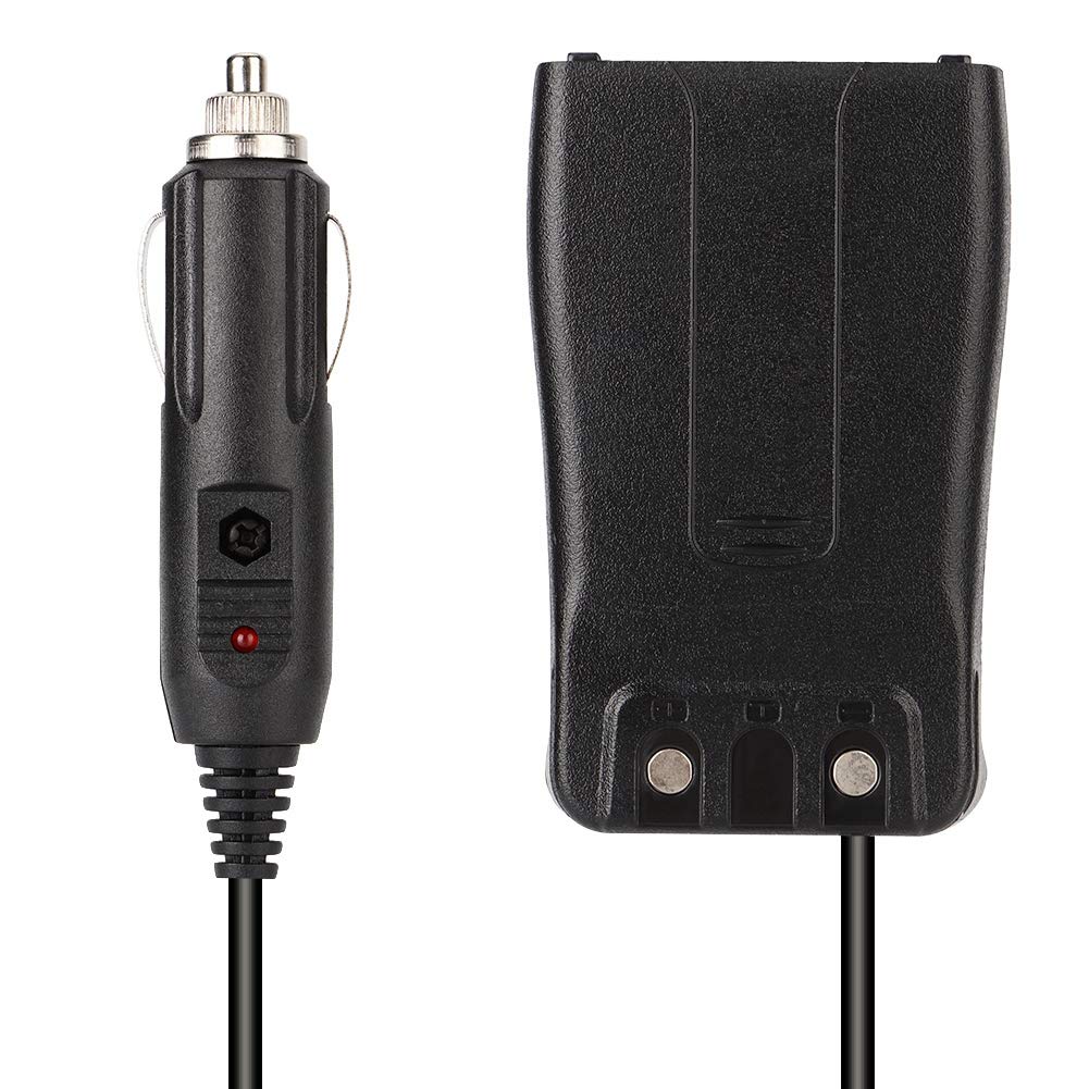 12V Car Radio Battery Eliminator With Charger Adapter For Bf 666S 777S 888S