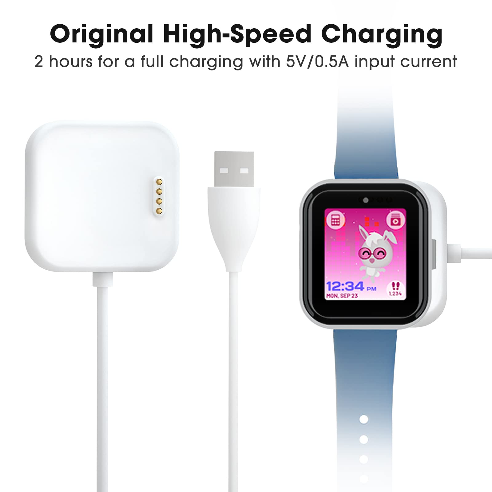 Simplethings For Syncup Kids Watch Charger (White)