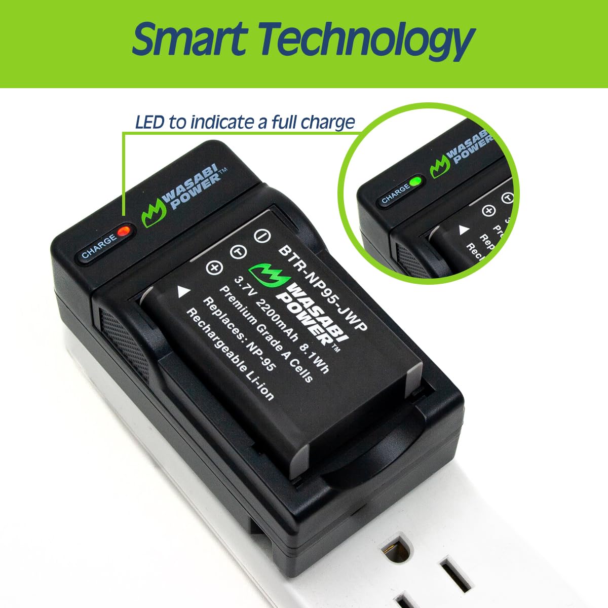 Wasabi Power Battery Charger For Leica Bp Dc10, Bp Dc10 E, Bp Dc10 U And Leica D Lux 5, D Lux 6