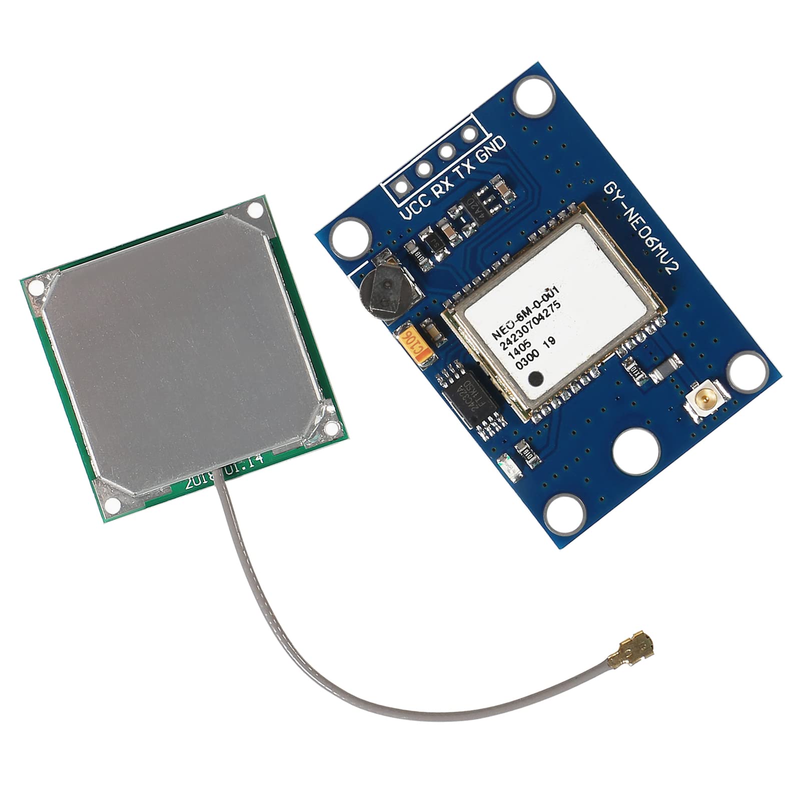 Dweii 3 Set Gy Neo6Mv2 Neo 6M Gps Module Neo6Mv2 With Flight Control Eeprom Mwc Apm2.5 Large Antenna For For Arduino Eeprom Apm