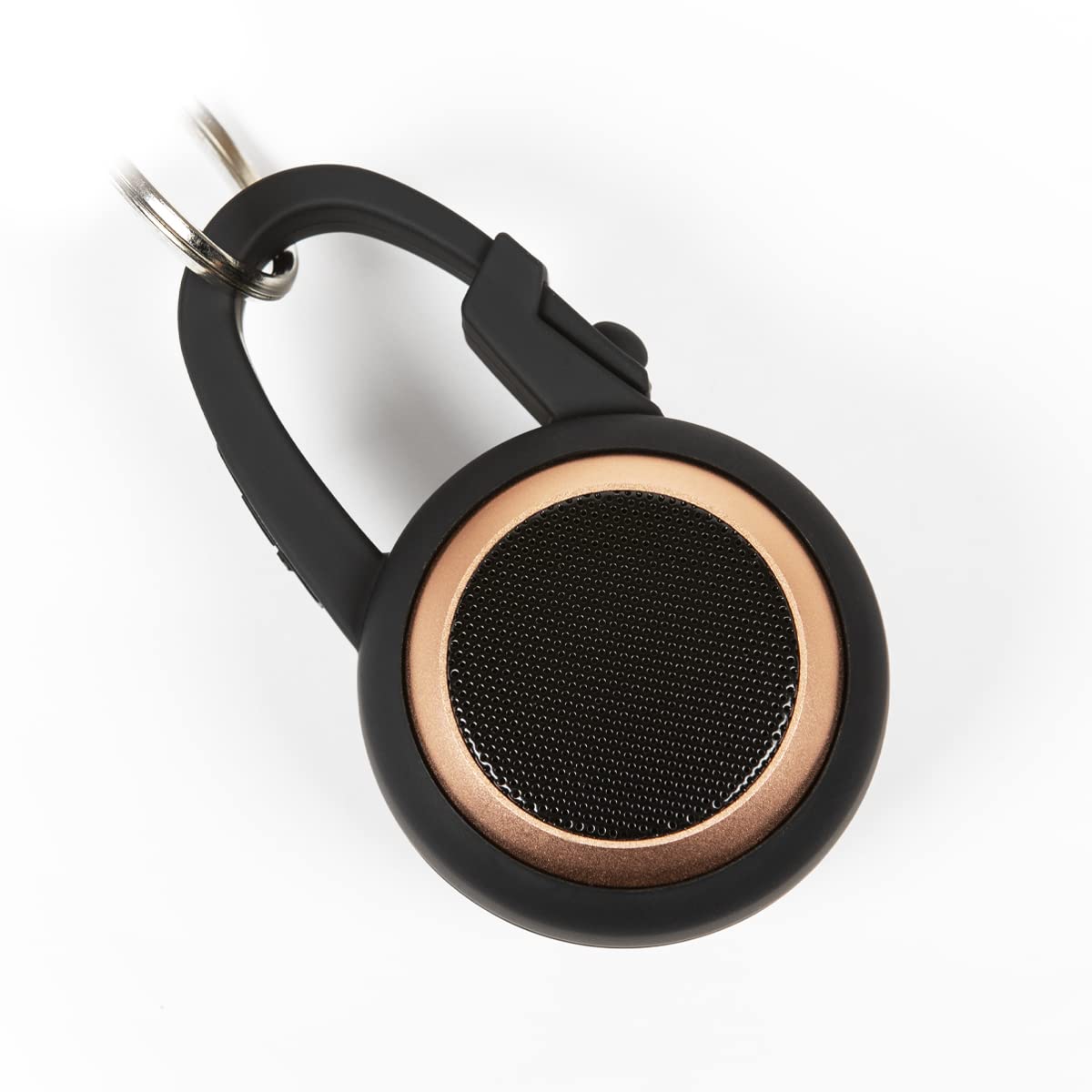 Fashionit Small Clip-On Holder Carabiner Designed to fit a U Mini Speaker, Portable, Travel-Friendly, Black, Water Resistant, Du