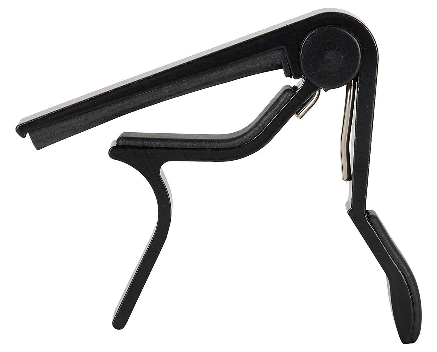 Boombox Guitar Metal Capo Z (Black) One Handed Trigger Guitar Capo For Acoustic, Electric And Classical Guitars And Ukulele Capo