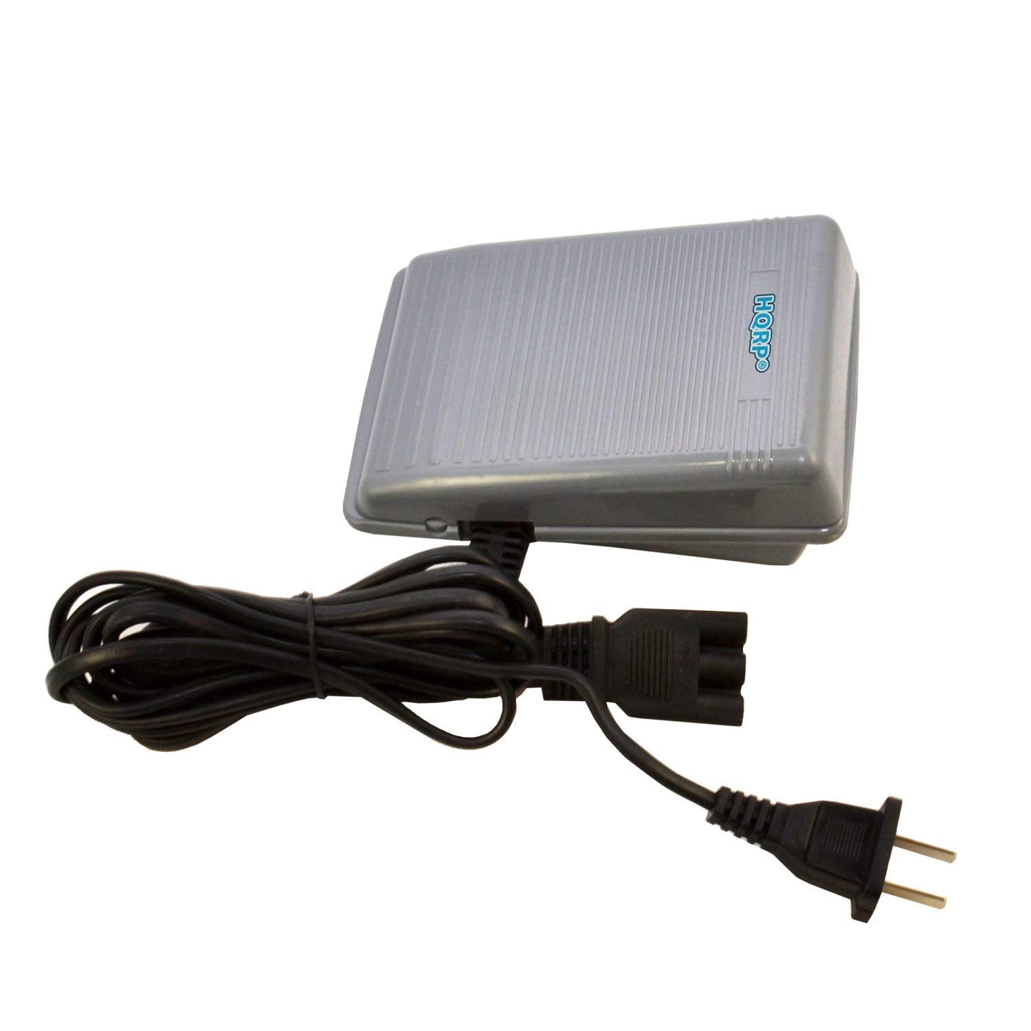 Hqrp Foot Controller Compatible With Euro Pro 415, 416, 420, 440Dx, 6130, 7100, 7132, 7133, 7142, 8260, 8135H, 9000 Sewing Machine Pedal Power Cord