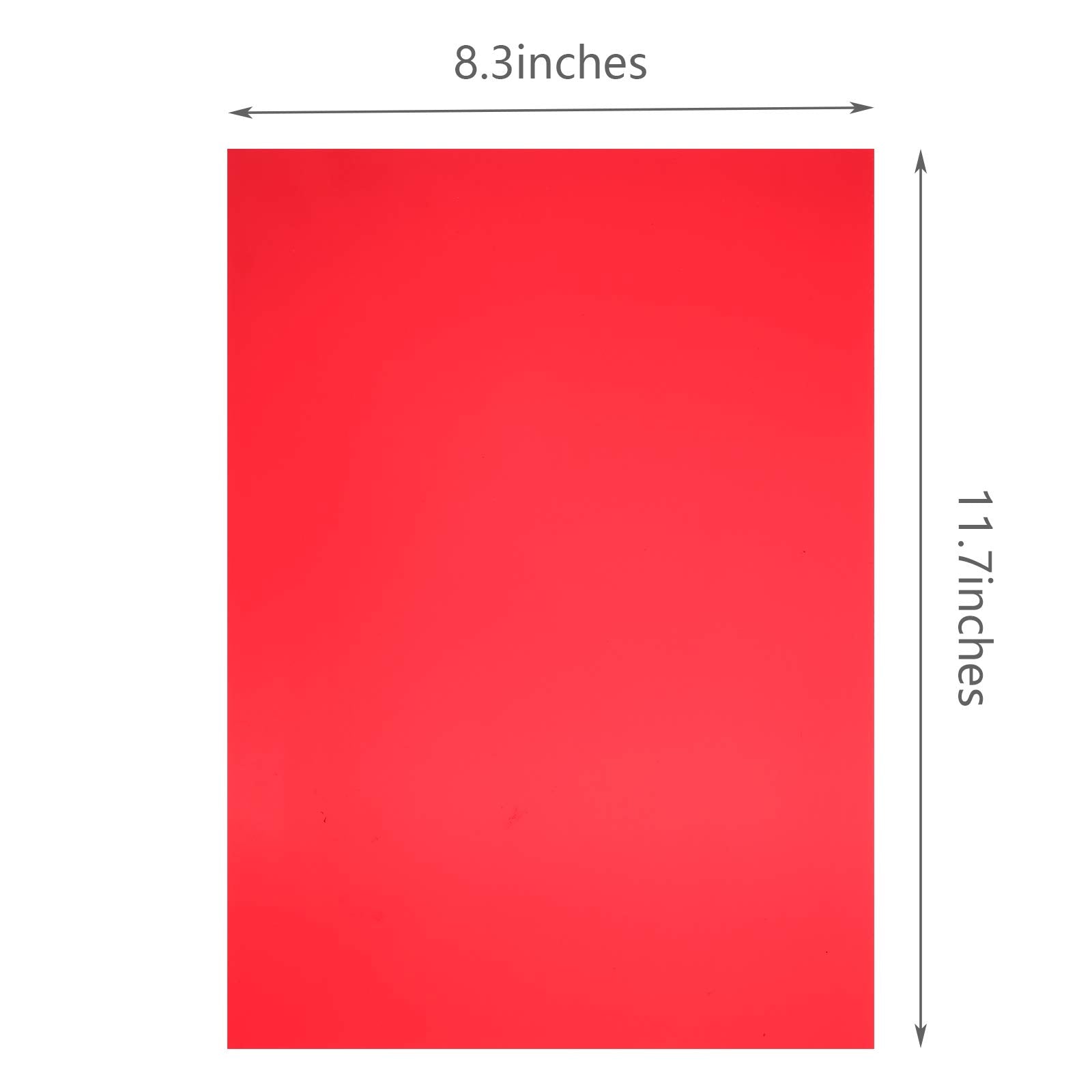 8 Pieces Colored Christmas Gel Filter Christmas Correction Lighting Gel Filter Transparent Color Plastic Film Sheets For Led Lig