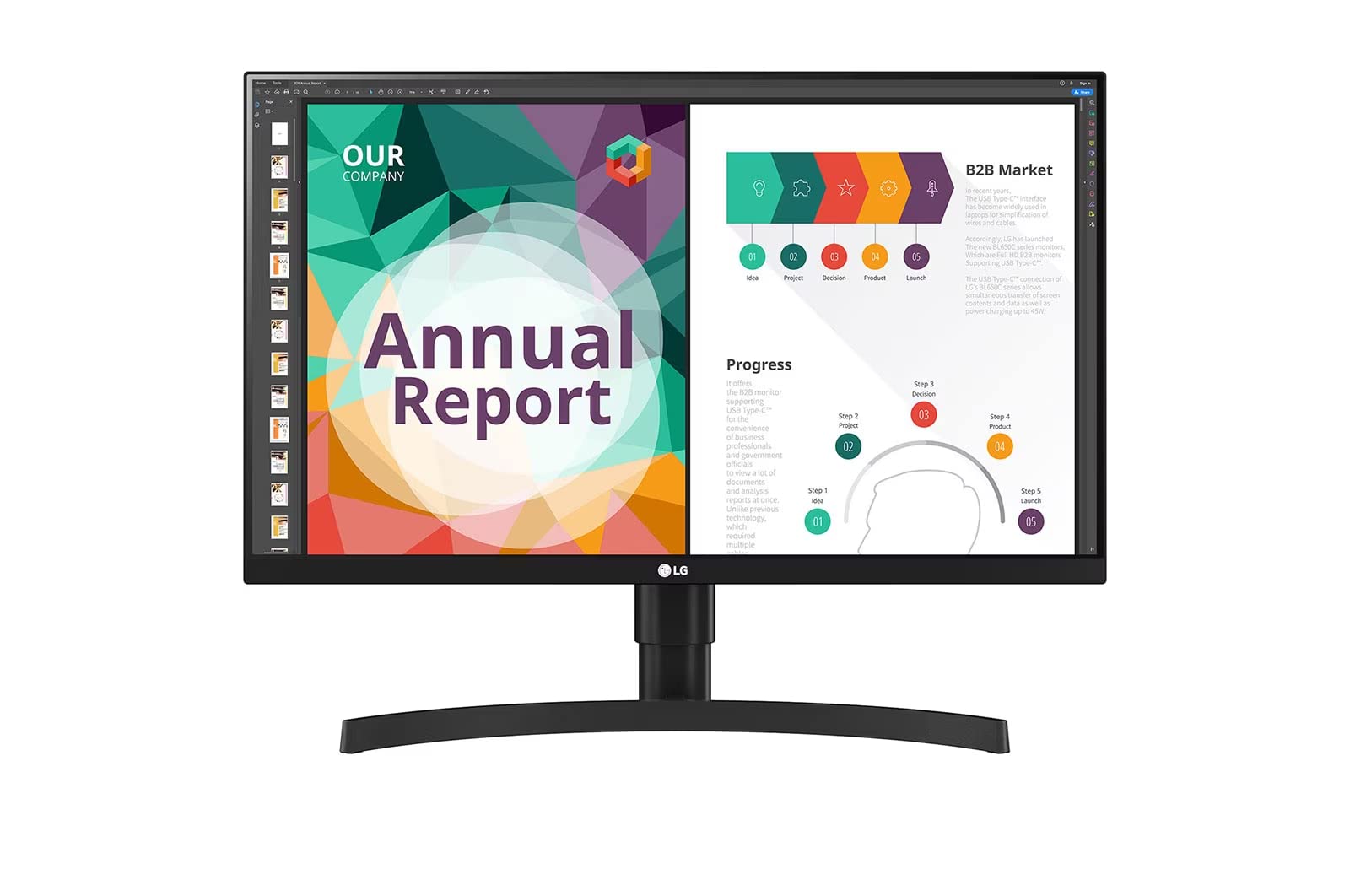 LG 27BN85UN-B 27    IPS UHD 4K Monitor (3840x2160) with USB Type-C, VESA DisplayHDR 400, MAXXAUDIO Built-in Speakers, Gamer, FPS