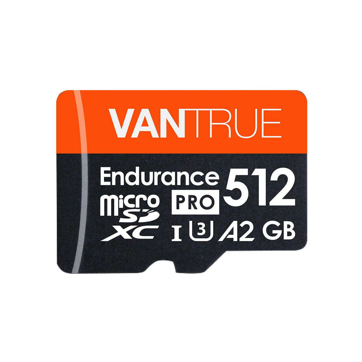 Vantrue 512Gb Microsdxc Uhs-I U3 4K Uhd Video High Speed Transfer Monitoring Sd Card With Adapter For Dash Cams, Body Cams, Acti