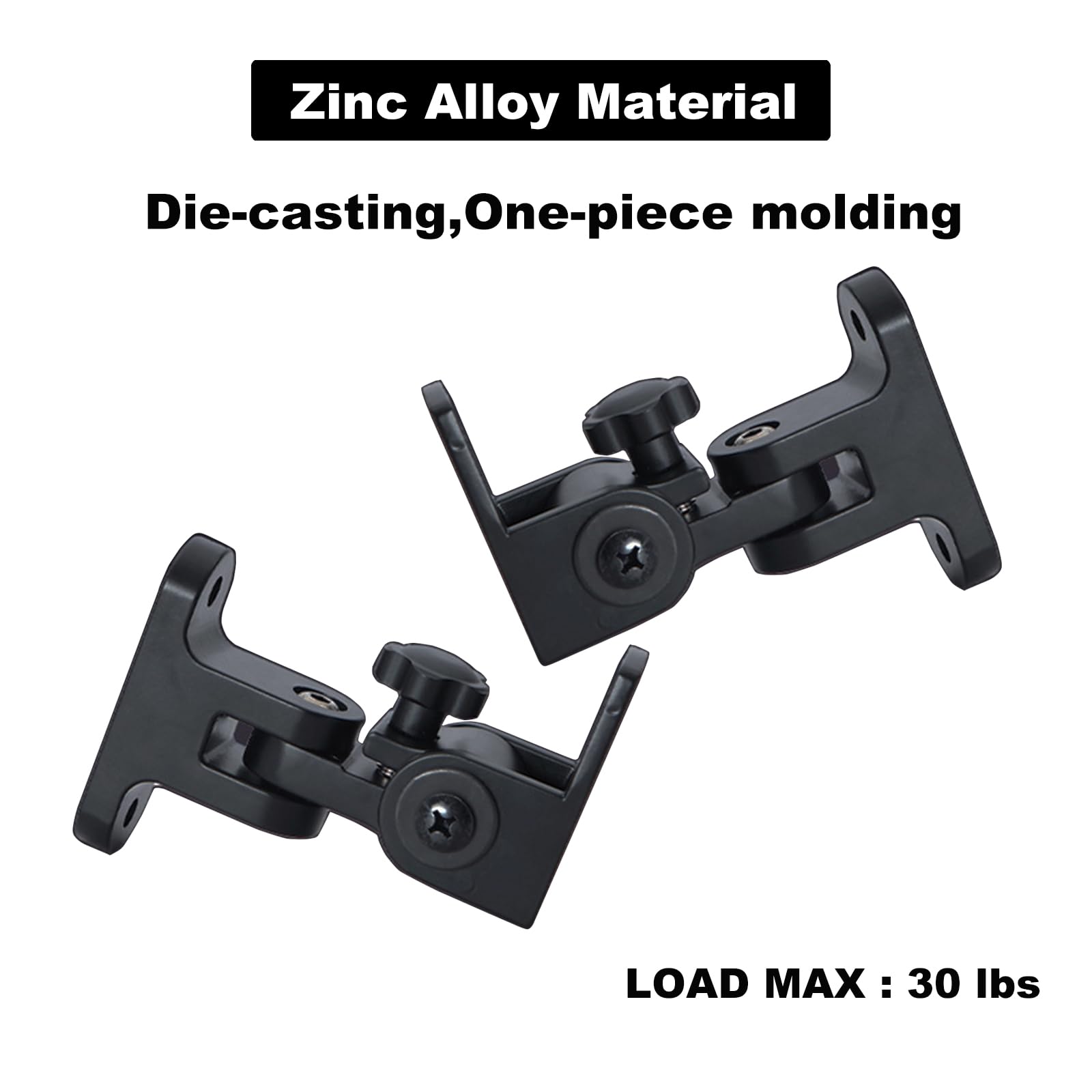 Dagcuxin Da 212 Speaker Wall Mount, Wall Speaker Mount For Small Speakers,Bookshelf Speaker Wall Mount, Surround Sound Speaker M