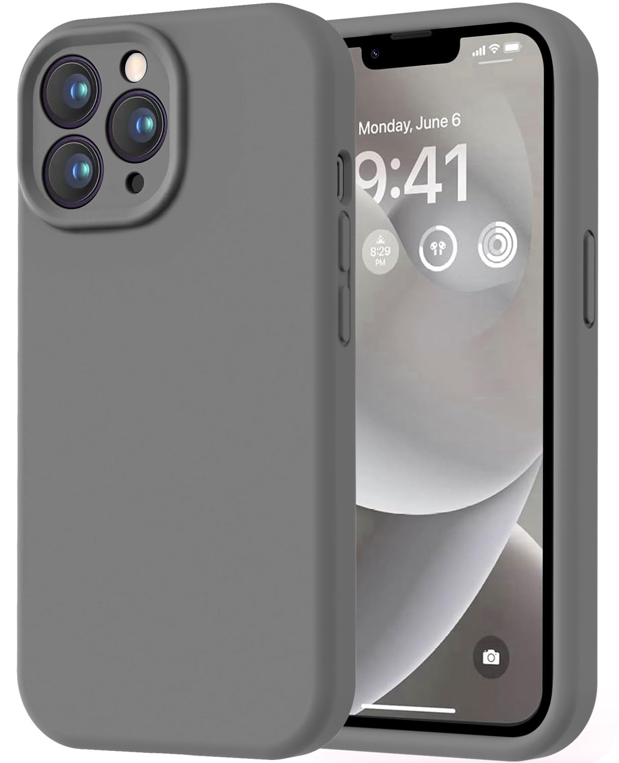 Love 3000 Designed For Iphone 13 Pro Max Case, Premium Silicone With [Soft Anti Scratch Microfiber Lining] Shockproof Protective