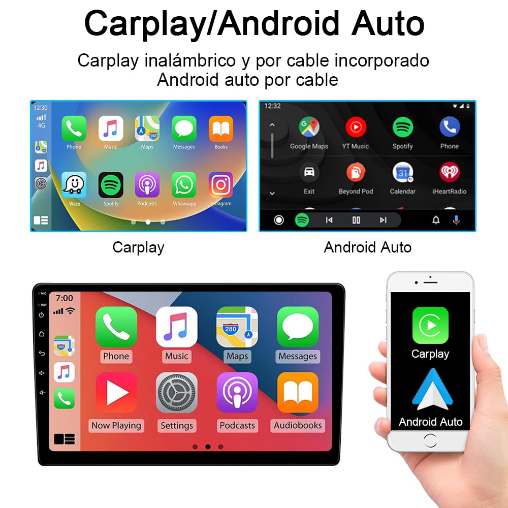 4+64Gb For Nissan Versa Sedan Radio 2015 2019 Android 13 Car Stereo 10'' Touchscreen Wireless Carplay Android Auto Dsp Bluetooth