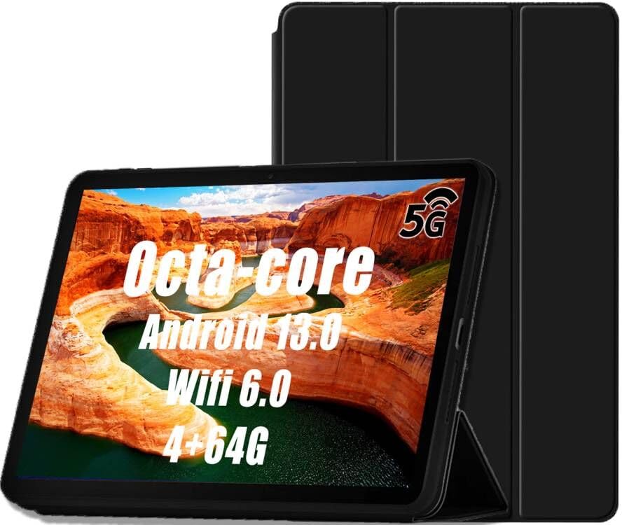 Yinoche Tablet Android Tablet 10 Inch Tablets 4Gb Ram 64Gb Rom Tablets 1Tb Expand Octa Core Processor 10In Tab, 1280X800 Ips Hd