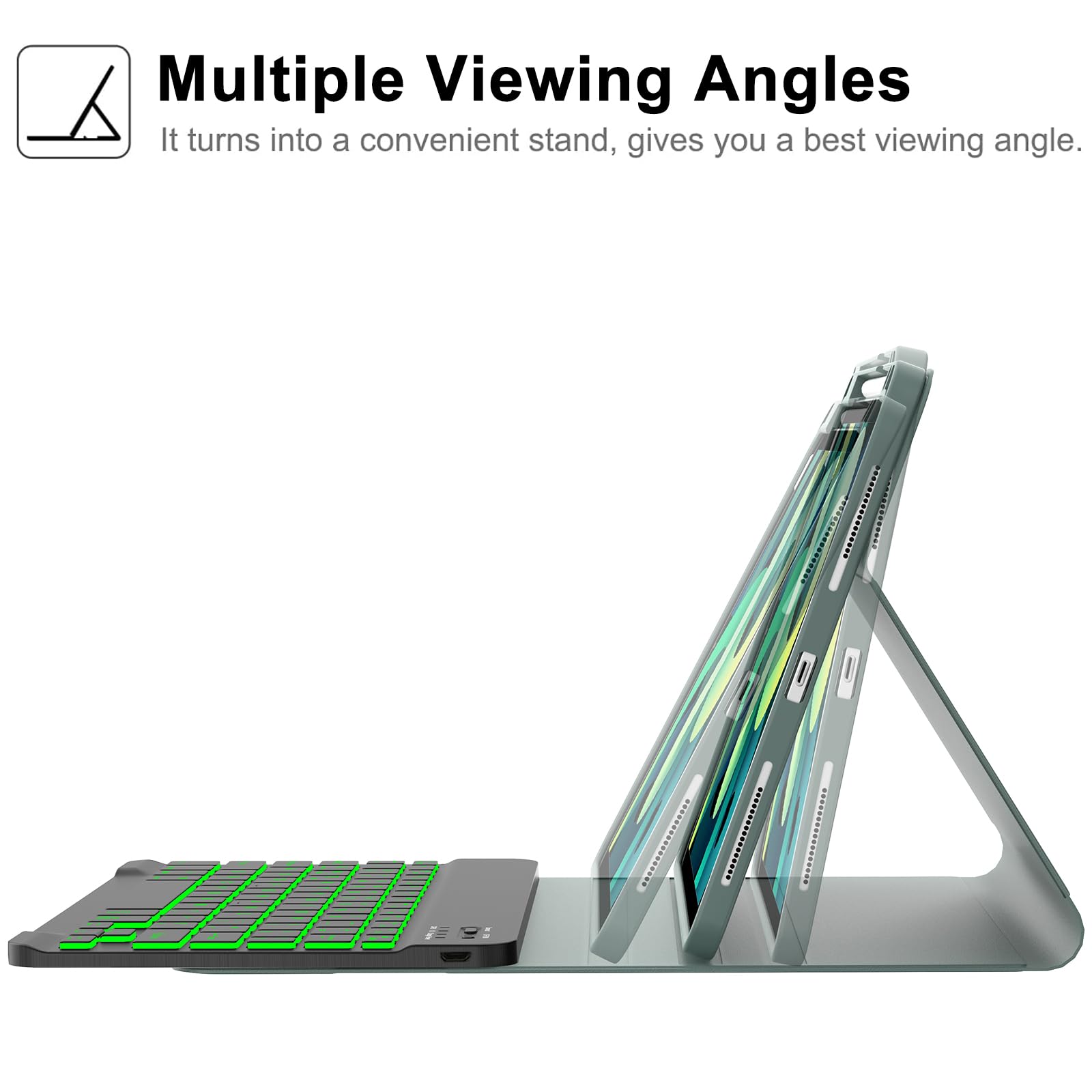 Keyboard Case For Ipad Air 11 Inch - Thumbnail 3