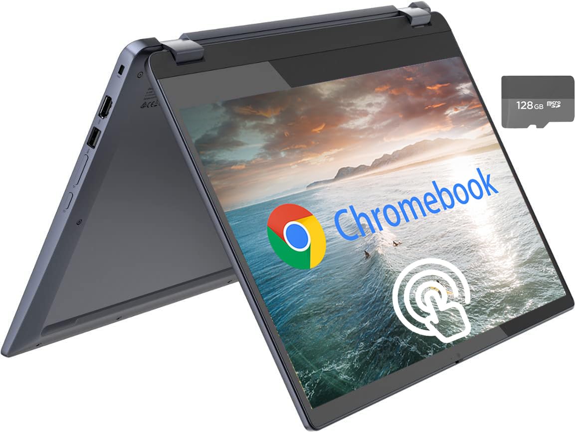 Lenovo Flex 3i 2-in-1 Chromebook for College Students,15.6 Inch FHD Touchscreen Laptop, Intel Celeron N4500, 4GB RAM, 64GB eMMC+