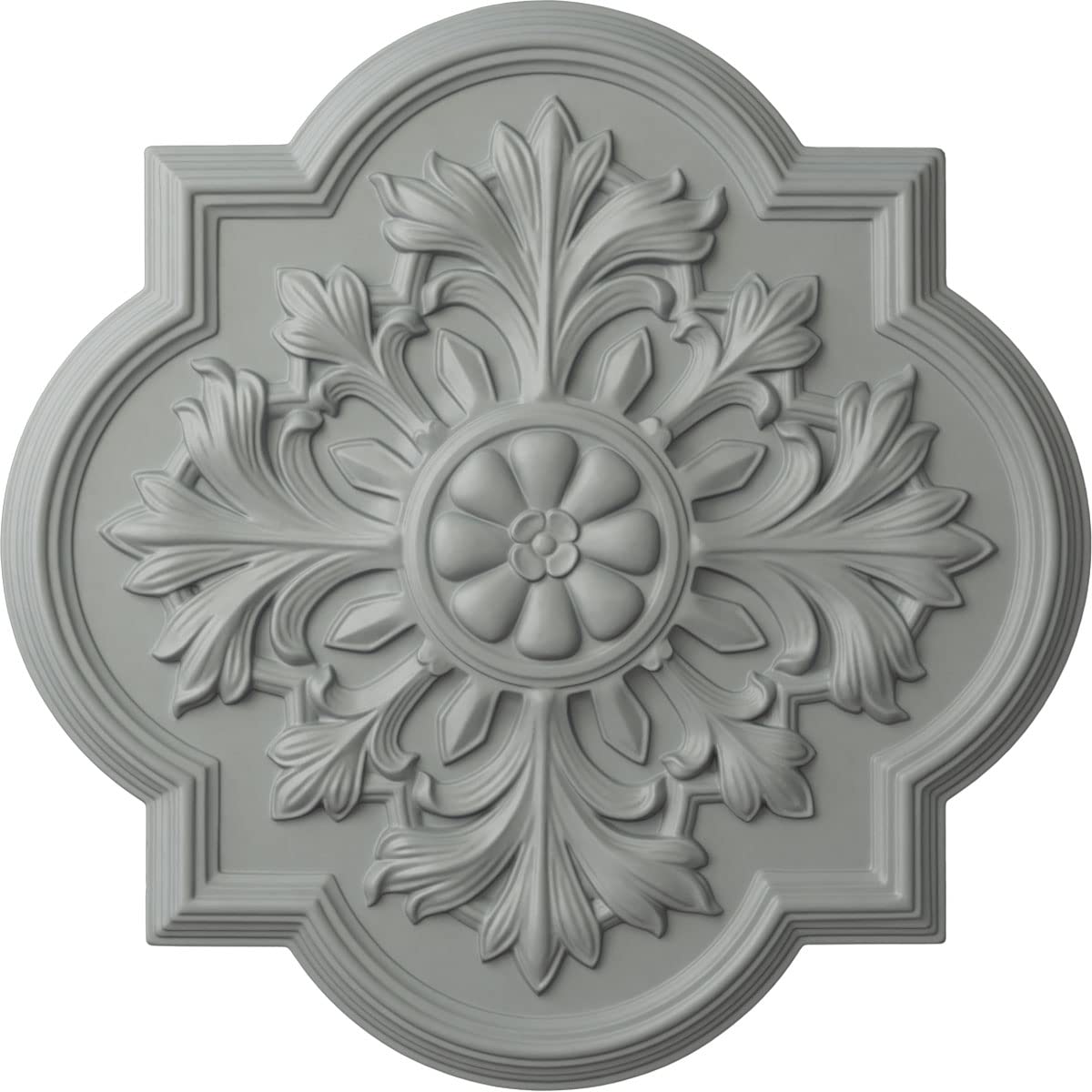 Ekena Millwork Cm20Bo Bonetti Ceiling Medallion, 20''Od X 1 3/4''P (Fits Canopies Up To 5 1/8''), Factory Primed