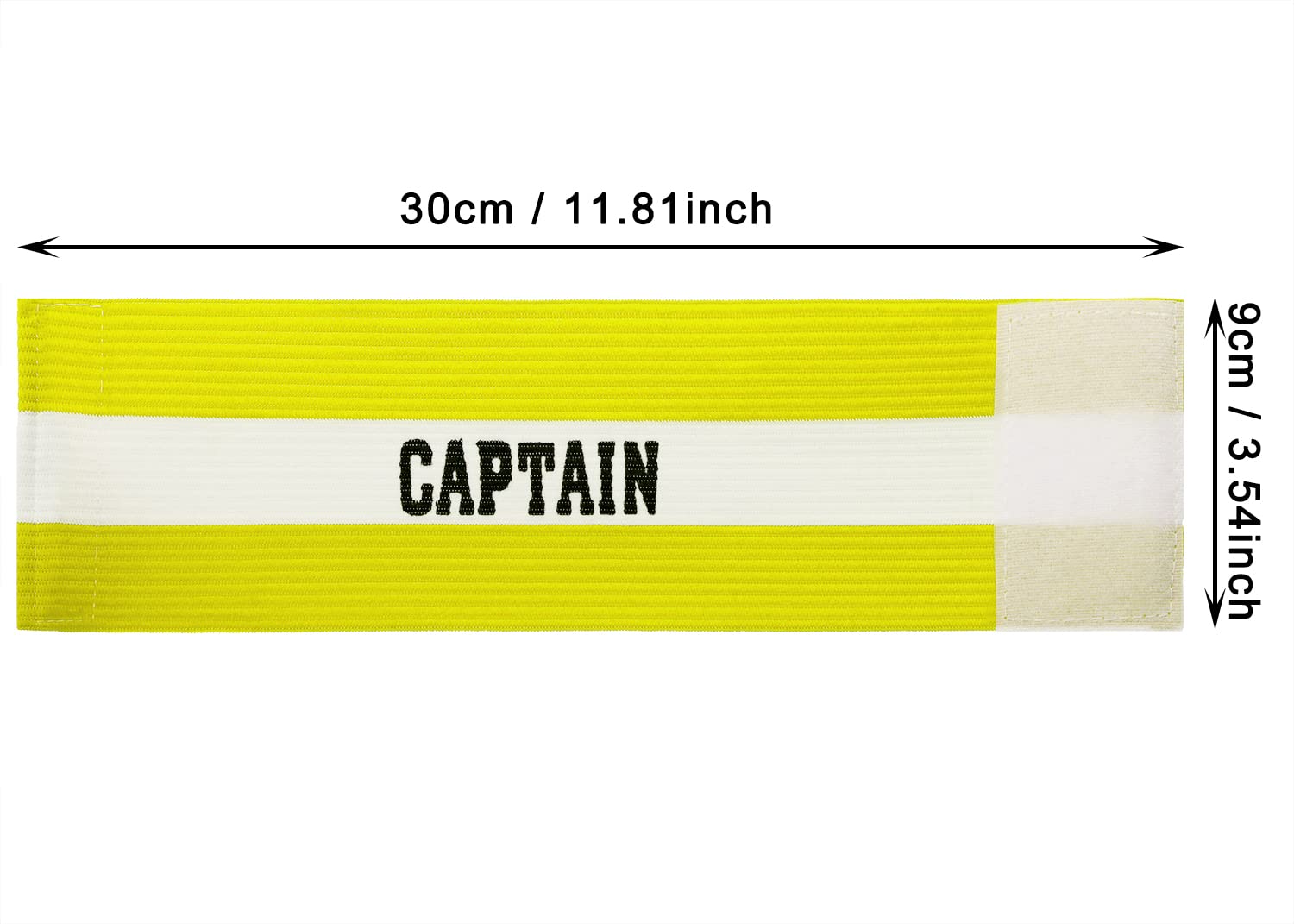 Onlykxy Captain Armbands 9X30Cm/3.54X11.81Inch Adjustable Leader Armband For Soccer Basketball Volleyball Team Competition Coach