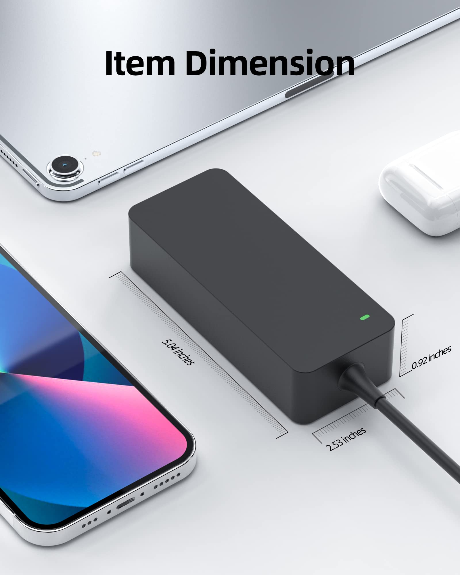 90W 10Ft Charger Fit For Jbl Boombox 2, Boombox 1 Charger Portable Speaker Wireless Replacement With Charging Indicator Waterproof Bluetooth Supply Adapter Power Cord