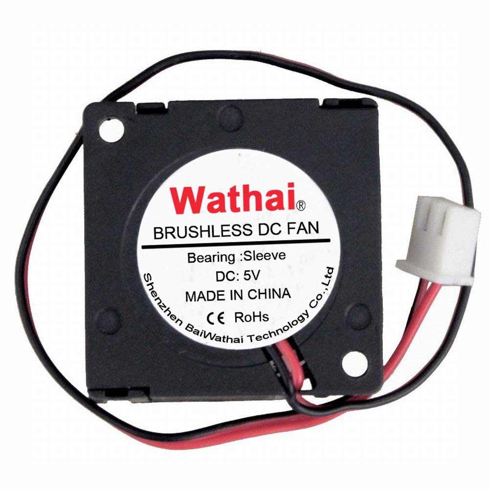 2 Pack Wathai 30Mm X 10Mm 5V Small Dc Brushless Cooling Blower Fan