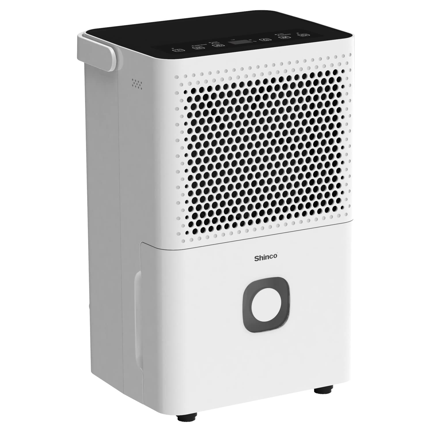 Shinco 30 Pints Dehumidifier For Home And Basements, 1500 Sq.Ft Dehumidifier With Drain Hose, Auto Or Manual Drainage, Auto Defr