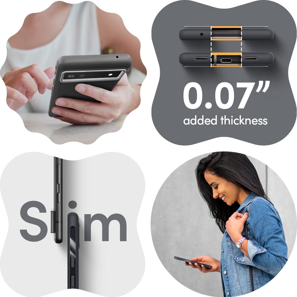 Cyrill Color Brick Compatible With Google Pixel 6A Case 5G (2022), Dust-Resistant Silicone-Feel Tpu With Protective Pc Camera Ri