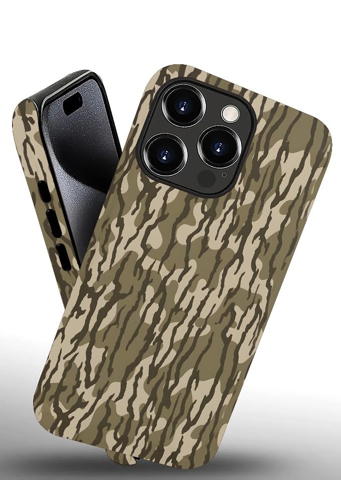 Zhuxuxitt Case Compatible With Iphone 13 Pro Max,Camo Camouflage Phone Case Hybrid 2-Layer Hard Shell,Shockproof Soft For Girl W