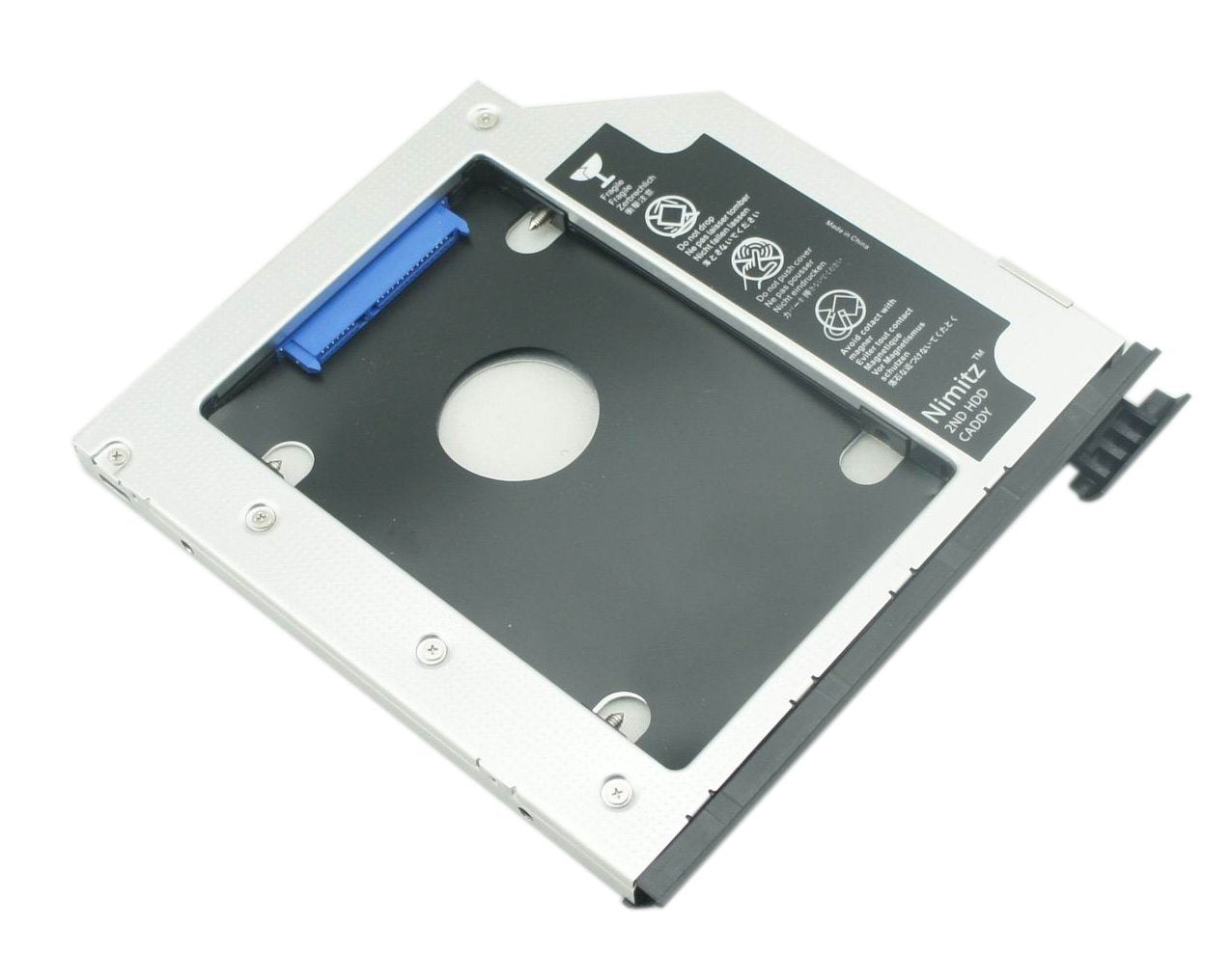 Nimitz 2nd HDD SSD Hard Drive Caddy Compatible with Dell Latitude E6440 E6540 with Ejector