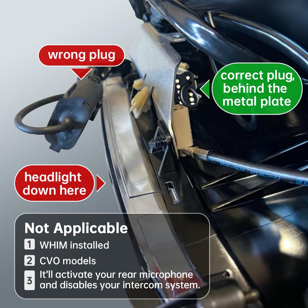 Carplay2Air Apple Car Play Jumper Plug For 2019 2023 Harley Davidson Road Glide, Street Glide And Hd Ultra Limited With Apple Ca